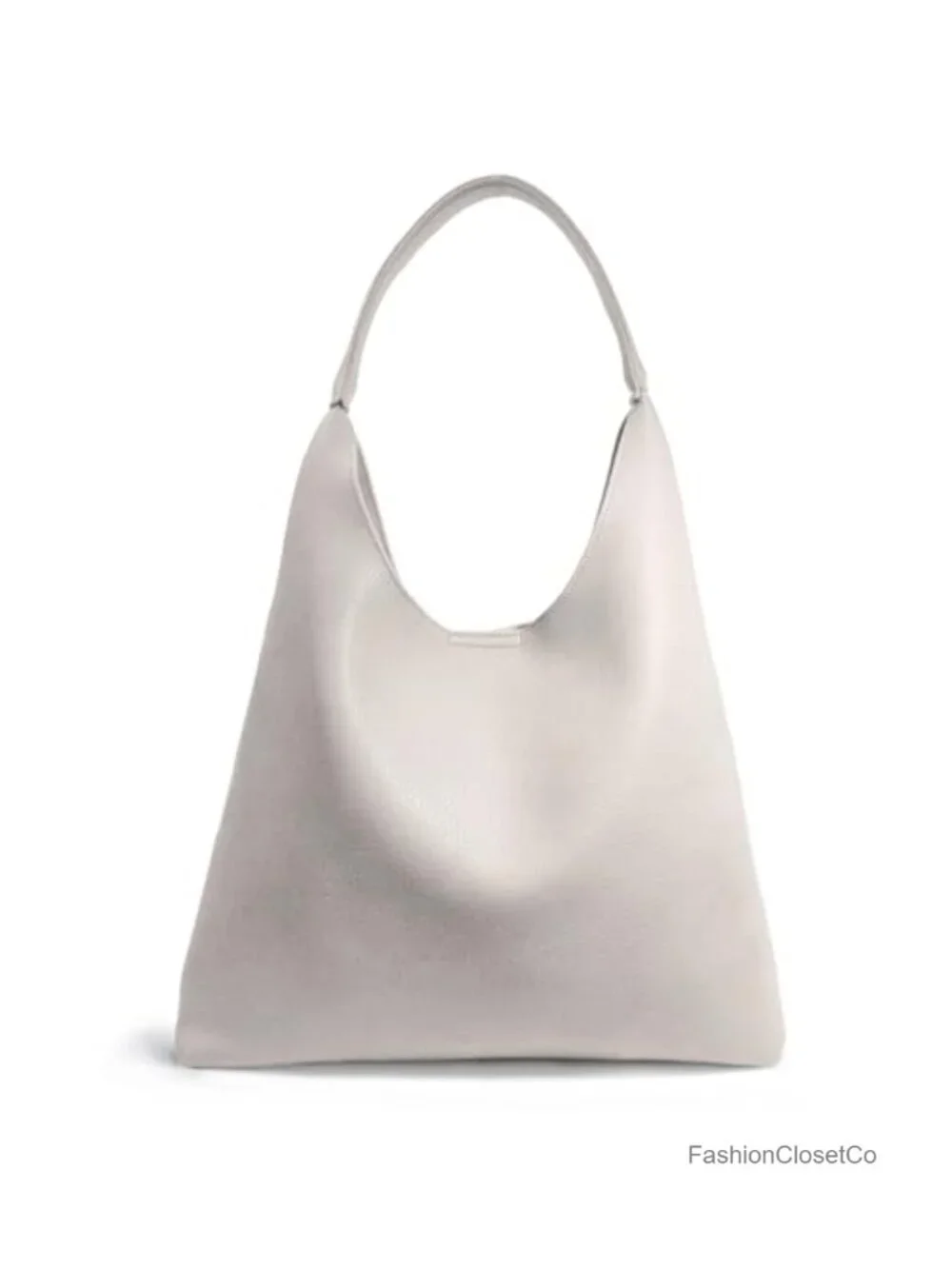 Soft Vegan Leather Slouchy Hobo Shoulder Bag Tote Purse